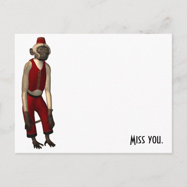 Cartão Postal Hurdy Gurdy 3D Music Mackey 11 (Frente)