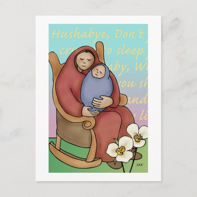 Cartão Postal Hushabye Mama (Frente)