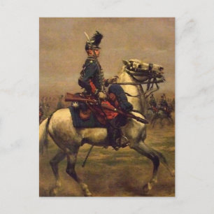 Cartão Postal Hussar francês