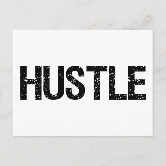Cartão Postal Hustle (Frente)