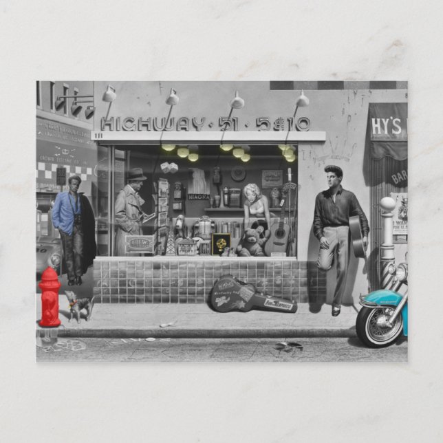 Cartão Postal HWY 51 Silver (Frente)