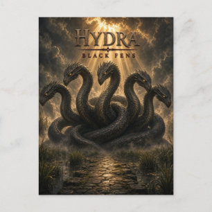 Cartão Postal Hydra Black Fens Dark Cinema