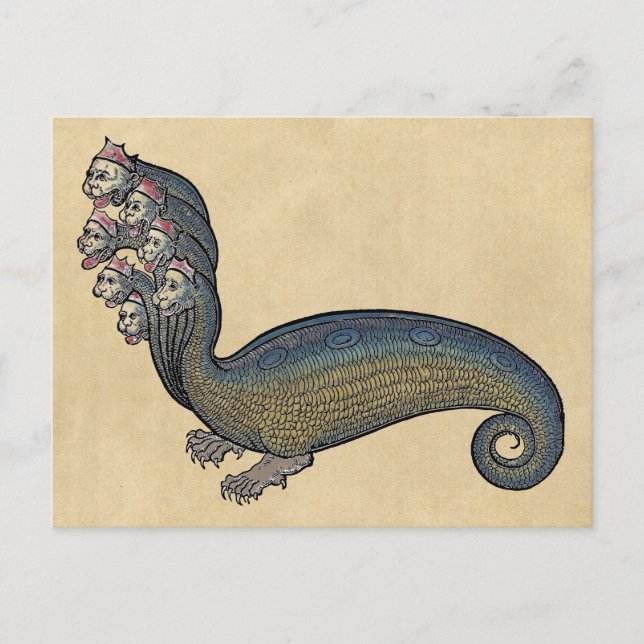 Cartão Postal Hydra Sea Serpent (Frente)