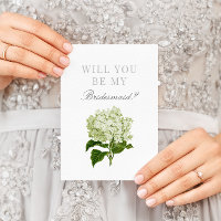 Hydrangea Branca Você Será Minha Porta-Pontas