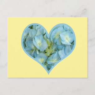 Cartão Postal Hydrangea Heart