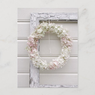 Cartão Postal Hydrangea Wreath