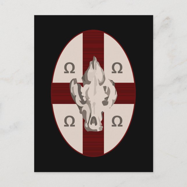 Cartão Postal Hyena Shield (Frente)