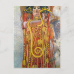 Cartão Postal Hygeia por Gustavo Klimt<br><div class="desc">Esta pintura intitulada Hygeia é feita pelo artista famoso, Gustavo Klimt. Sobre Gustavo Klimt Gustavo Klimt era um pintor do Symbolist e austríacos dos membros os mais proeminentes do movimento da separação de Viena. Transformou-se um dos membros fundadores e do presidente do Wiener Sezession em 1897 e do sacro periódico...</div>