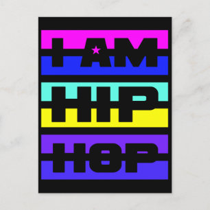 Cartão postal I Am Hip Hop - personalizar