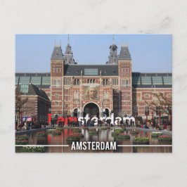 Cartão Postal I Amsterdam Landmark, Amsterdam Holland