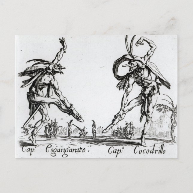 Cartão Postal I Balli de Spessanei ou Le Grande Chasse (Frente)