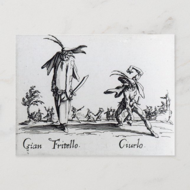 Cartão Postal I Balli de Spessanei ou Le Grande Chasse (Frente)