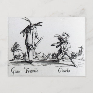 Cartão Postal I Balli de Spessanei ou Le Grande Chasse