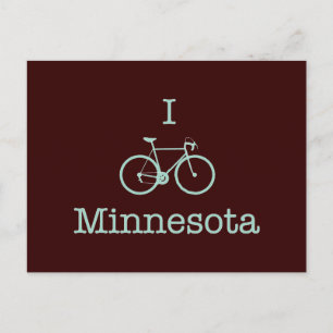 Cartão Postal I Bike Minnesota