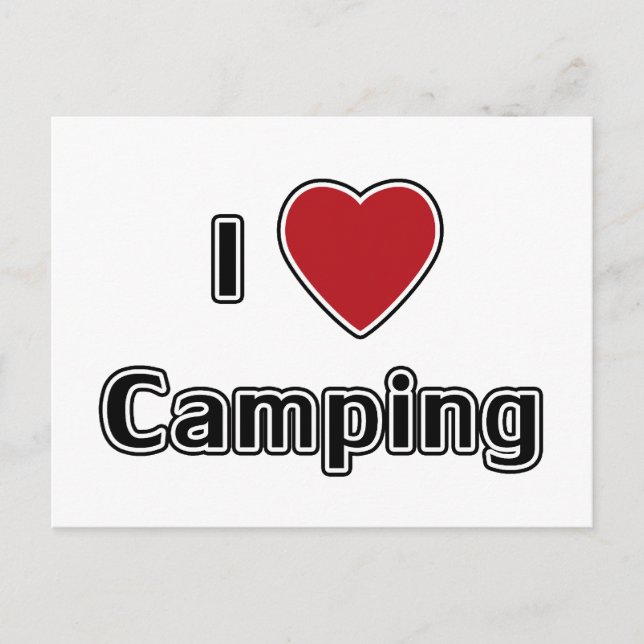 Cartão Postal I Camping do coração (Frente)