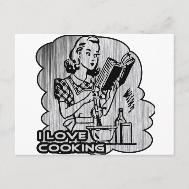 Cartão Postal I Dig Cozinhar Garnish (Frente)