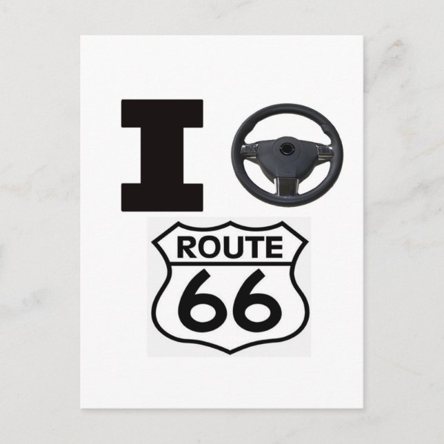 Cartão Postal I Drive Route 66 (Frente)