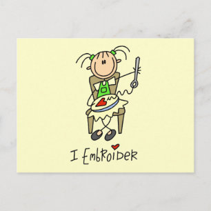 Cartão Postal I Embroider Camisetas e presentes