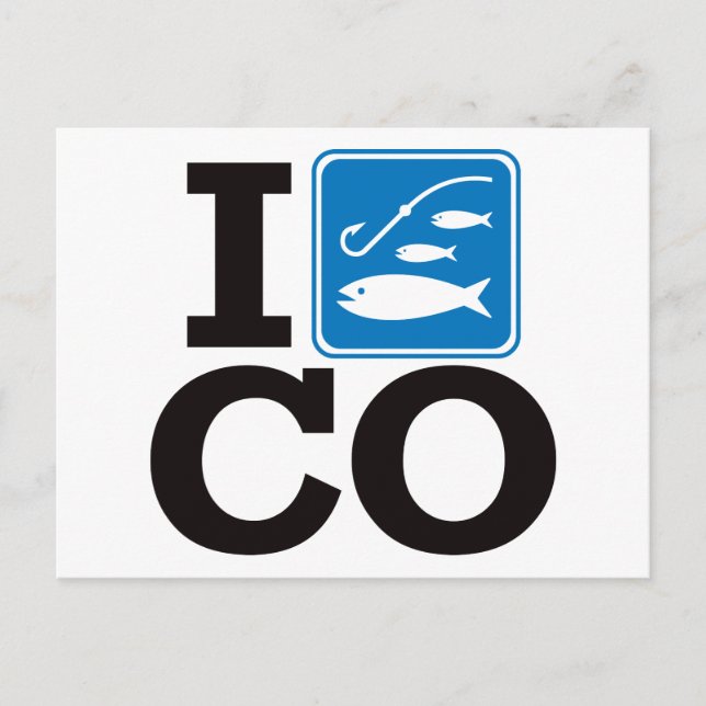 Cartão Postal I Fish Colorado - CO (Frente)