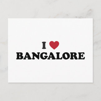 Cartão Postal I Heart Bangalore India
