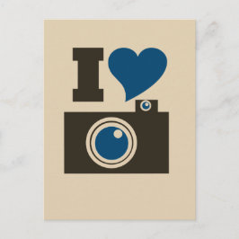 Cartão Postal I Heart Camera