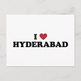 Cartão Postal I Heart Hyderabad