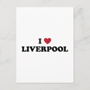 Cartão Postal I Heart Liverpool England