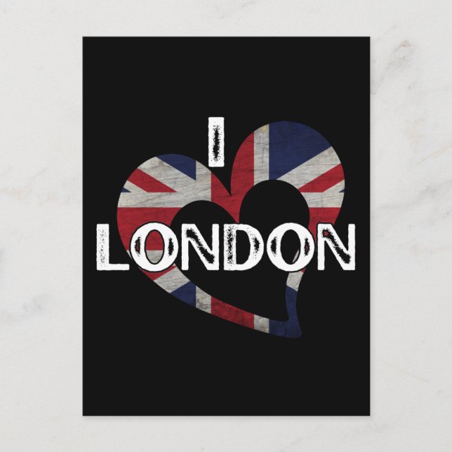 CARTÃO POSTAL I LOVE LONDON (Frente)