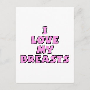 Cartão Postal I Love My Breasts II