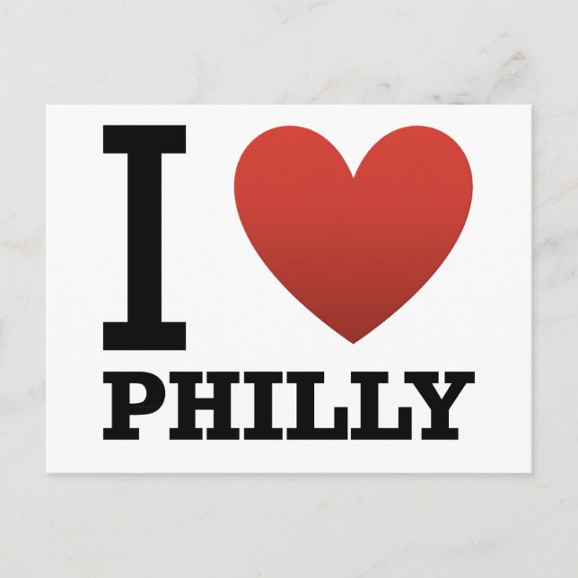 Cartão Postal i-love-philly (Frente)
