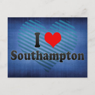 Cartão Postal I Love Southampton, Reino Unido