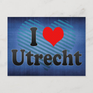 Cartão Postal I Love Utrecht, Países Baixos