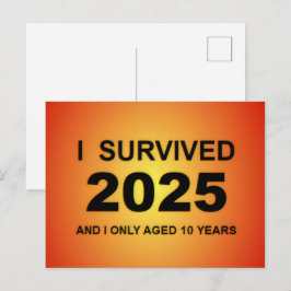 Cartão Postal I Survived 2025 