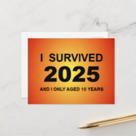 Cartão Postal I Survived 2025 