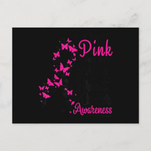Cartão Postal I Wear Pink for My Mom Breast Cancer Awareness Wom