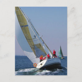 Cartão Postal Iate que compete no março Menor