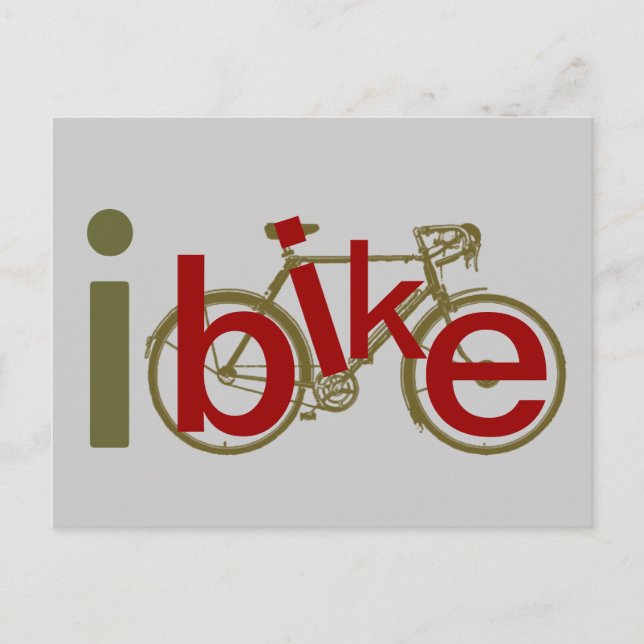 Cartão Postal ibike ~ ame ciclismo (Frente)