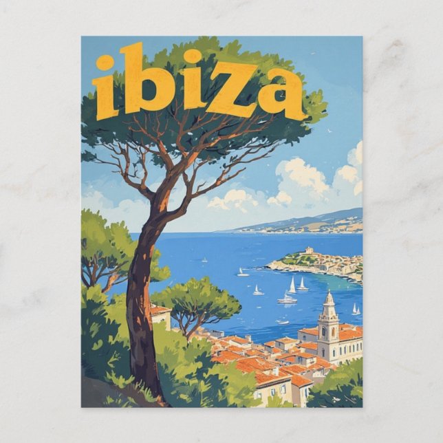 Cartão Postal Ibiza Espanha (Frente)