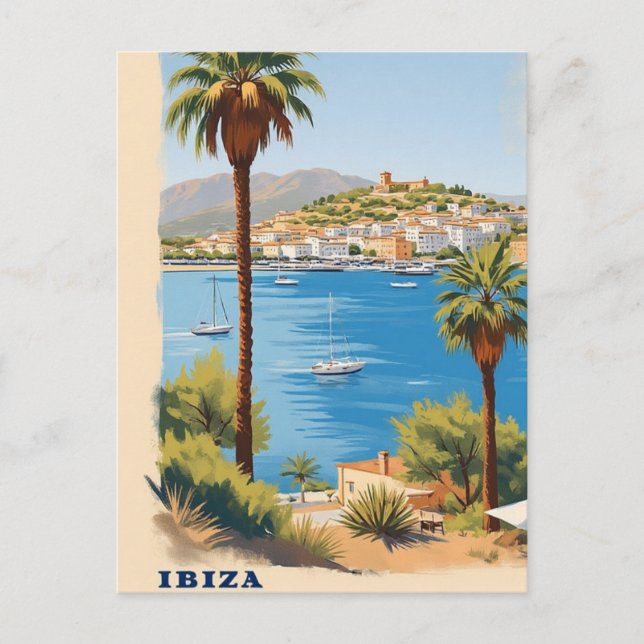 Cartão Postal Ibiza Espanha (Frente)