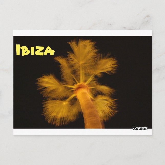 Cartão postal Ibiza Psicodélico (Verso)