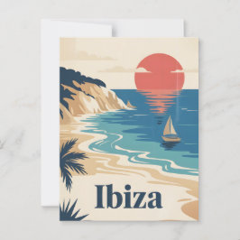 Cartão Postal Ibiza vintage