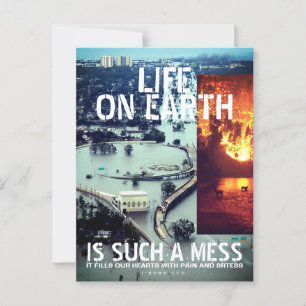 Cartão Postal IBONELTD. VIDA NA TERRA 2d