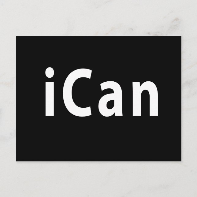 Cartão Postal iCan - PERSONALIZÁVEL (Frente)