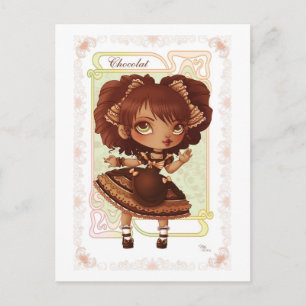 Cartão Postal Ice Cream Lolita Chocolat