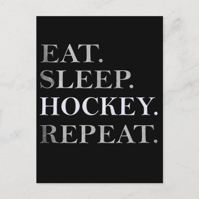 Cartão Postal Ice Hockey (Frente)