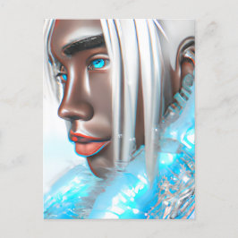 Cartão Postal Ice Prince Melanin Black Boy Magic Bruh Winter Bro