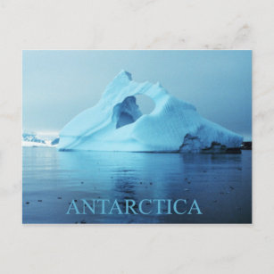 Cartão Postal Iceberg na Antártica