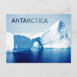 Cartão Postal Iceberg no estreito de Gerlache, Antártica