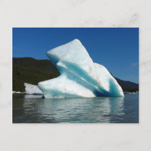 Cartão Postal Iceberg no lago de Mendenhall, no Alasca