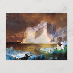 Cartão Postal Iceberg por Frederick Edwin Church